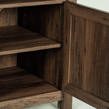 Carregar imagem no visualizador da galeria, 18" Solid Wood Farmhouse Nightstand for Bedroom in Brown or Grey or White