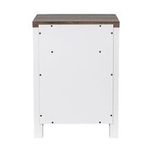 Carregar imagem no visualizador da galeria, 18" Solid Wood Farmhouse Nightstand for Bedroom in Brown or Grey or White