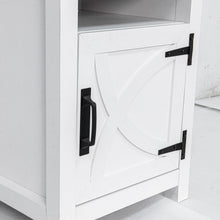 Carregar imagem no visualizador da galeria, 18" Solid Wood Farmhouse Nightstand for Bedroom in Brown or Grey or White