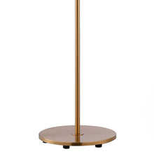 Carregar imagem no visualizador da galeria, 1-Light Golden Floor Lamp with Crystal Shade