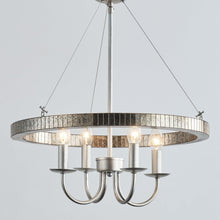 Carregar imagem no visualizador da galeria, 4-Light Iron Modern Island Pendant Lighting with Acrylic Lens