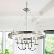 Carregar imagem no visualizador da galeria, 4-Light Iron Modern Island Pendant Lighting with Acrylic Lens