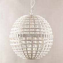 Carregar imagem no visualizador da galeria, 6-Light Vintage And Farmhouse Globe Island Pendant Light in White