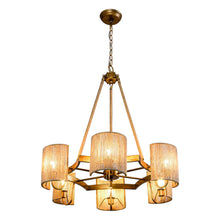 Carregar imagem no visualizador da galeria, 6-Light Farmhouse Bedroom Island Pendant Lighting