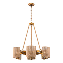Carregar imagem no visualizador da galeria, 6-Light Farmhouse Bedroom Island Pendant Lighting