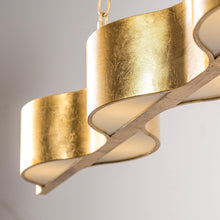 Carregar imagem no visualizador da galeria, 5-Light Golden Modern Dry Rated Island Pendant Lighitng