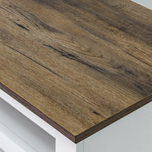 Carregar imagem no visualizador da galeria, 68" Farmhouse TV Stand with Double Sliding Barn Doors for Living Room