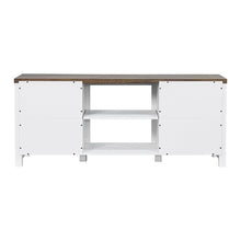 Carregar imagem no visualizador da galeria, Farmhouse TV Stand for 58 Inch TV Storage Cabinet for Living Room