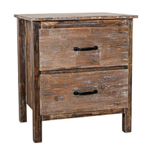 Carregar imagem no visualizador da galeria, Farmhouse Solid Wood Bedroom Nightstand Side Table