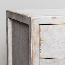 Cargar imagen en el visor de la galería, Classic Modern 1-Drawer Solid Wood White Nightstand Side Table