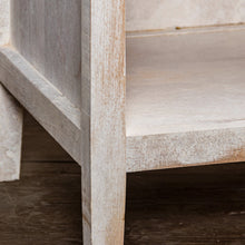 Cargar imagen en el visor de la galería, Classic Modern 1-Drawer Solid Wood White Nightstand Side Table