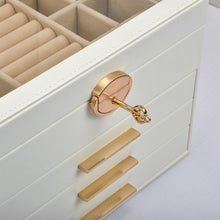 Load image into Gallery viewer, Elegant Jewelry Box Organizer for Women, 4-Layer Jewelry Organizer, 3-Drawers