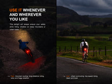 Carregar imagem no visualizador da galeria, Fenix BC06R Smart-Brake Bicycle Taillight