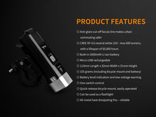 Carregar imagem no visualizador da galeria, Fenix BC25R LED Bike Light
