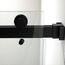Load image into Gallery viewer, 60''W X 76'' H Double Sliding Frameless Shower Door with Clear Glass