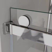 Load image into Gallery viewer, 60''W X 76'' H Double Sliding Frameless Shower Door with Clear Glass