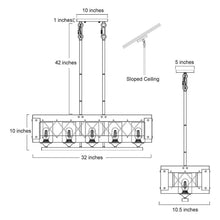 Load image into Gallery viewer, Eriogonum 5 Light Island