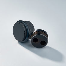 Load image into Gallery viewer, Bastion - Classic Knurled Solid Brass Door Stops