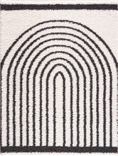 Load image into Gallery viewer, Bauer Plush Black Rainbow Rug - Clearance