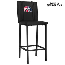 Load image into Gallery viewer, Bar Stool 500 with Iowa Hawkeyes Patriotic Primary Logo Set of 2