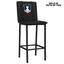 Load image into Gallery viewer, Bar Stool 500 with Illinois Fighting Illini Logo Set of 2