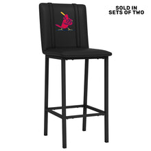 Load image into Gallery viewer, Bar Stool 500 with St Louis Cardinals Cooperstown Primary Set of 2