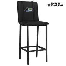 Load image into Gallery viewer, Bar Stool 500 with Tampa Bay Rays Cooperstown Primary Set of 2
