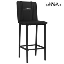 Load image into Gallery viewer, Bar Stool 500 with Corvette Coupe Logo Set of 2