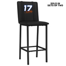 Load image into Gallery viewer, Bar Stool 500 with Darrell Waltrip #17 Signature Logo Set of 2