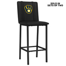 Load image into Gallery viewer, Bar Stool 500 with Milwaukee Brewers Alternate Logo Set of 2