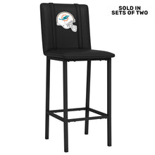 Load image into Gallery viewer, Bar Stool 500 with Miami Dolphins Helmet Logo Set of 2