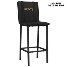 Load image into Gallery viewer, Bar Stool 500 with New Orleans Saints Secondary Logo Set of 2