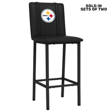 Load image into Gallery viewer, Bar Stool 500 with Pittsburgh Steelers Primary Logo Set of 2