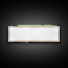 Carregar imagem no visualizador da galeria, 80s style Cyberpunk Japanese City, Retro Punk Tokyo, Framed Canvas Print, Framed Wall Art, Large Panoramic Wall Decor