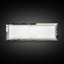 Carregar imagem no visualizador da galeria, Driftwood, Panoramic Framed Canvas Print, Pacific Northwest / Washington State Driftwood Washed Up On The Shore, Extra Wide Format Art