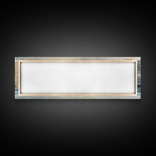 Load image into Gallery viewer, Panoramic Sea Canvas Oil Painting Print, Holiday Seascape Art, Blue Sky Cloud Mural Living Room Decor Painting Framed Wall Art