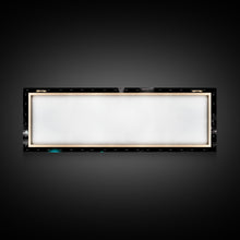 Cargar imagen en el visor de la galería, City Skyline Wall Art, Teal Sports Car, Abstract Urban Art, Cityscape Art, Dark Night Large Urban Art, Panoramic, Wall Art, Canvas Print