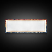 Carregar imagem no visualizador da galeria, Abstract Sea Horizon Wall Art, Vibrant Abstract, Framed Print Art, Sunset, Ocean, Textured Abstract Panoramic, Wall Art, Canvas Print