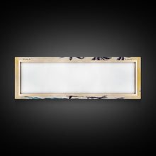 Load image into Gallery viewer, Couple In Beach Scene Art, Minimalist Beach Canvas Art Print, Palm Trees, Canvas Wall Art Beach, Panoramic, Wall Art, Canvas Print