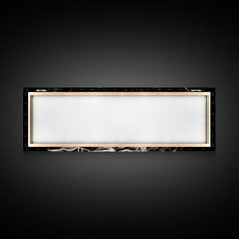 Load image into Gallery viewer, Black And White Suspension Bridge Canvas Print, Large Urban Art Print, Line Art, Chalk Wall Decor, Panoramic, Wall Art, Canvas Print