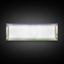 Carregar imagem no visualizador da galeria, Abstract Seascape Canvas Art Print, Sea Foam, Ocean, Nature, Waves, Beach House Art, Wall Decor, Panoramic, Wall Art, Canvas Print