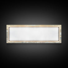 Carregar imagem no visualizador da galeria, Abstract Ocean Wall Art Canvas Print, Pastel Beach Wall Art, Seascape Wall Decor, Ocean Waves Wall Art, Panoramic, Wall Art, Canvas Print