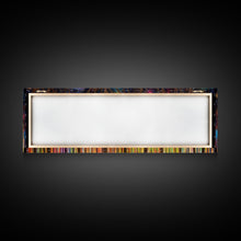 Load image into Gallery viewer, Abstract Forest Art, Woods Wall Art, Forest Art Print, Sparklers, Stars, Colorful Canvas Print, Panoramic, Wall Art, Canvas Print