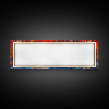 Carregar imagem no visualizador da galeria, Flames In The Woods Canvas Art Print, Forest Fire, Red Flame, Wall Decor, Framed Large Canvas Print, Panoramic, Wall Art, Canvas Print