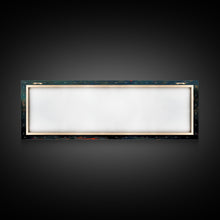 Cargar imagen en el visor de la galería, Cool Sunset Over The Lake, Ready To Hang Canvas Print, Panoramic Art, Lakehouse Wall Decor, Lake House Art, Beach House Art