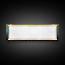 Carregar imagem no visualizador da galeria, Foggy Forest, UFO Sighting, Ready To Hang Canvas Print, Panoramic Art, Scifi Wall Art