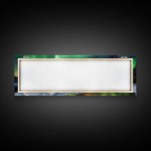 Carregar imagem no visualizador da galeria, Aurora Borealis, Northern Lights Panoramic Framed Canvas Print, Beautiful Winter Wonderland Landscape Painting