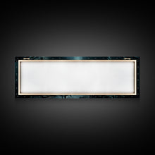 Load image into Gallery viewer, An Abandoned Insane Asylum, Canvas Print Framed Halloween Art, Spooky Decor Panoramic Halloween Art, Halloween Wall Art, Halloween Art Print