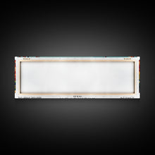 Carregar imagem no visualizador da galeria, Arlington Texas Panoramic Painting Framed Canvas Print, Mid Century Modern Art, Pop Art Style, Travel Poster, Living Room Decor