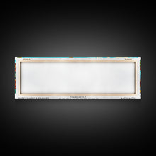 Carregar imagem no visualizador da galeria, Bakersfield California Panoramic Painting Framed Canvas Print, Mid Century Modern Art, Pop Art Style, Travel Poster, Living Room Decor